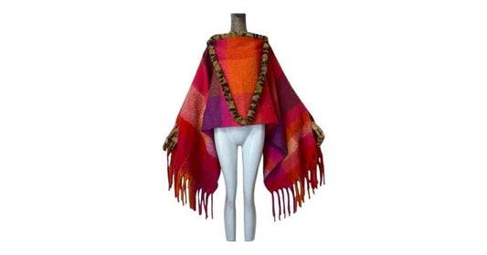 Triangle Fringe Poncho