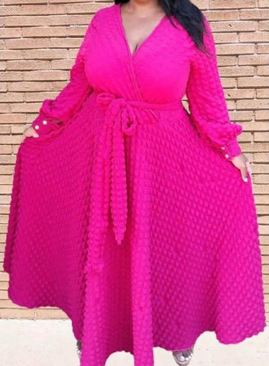 Popcorn Pink Dress