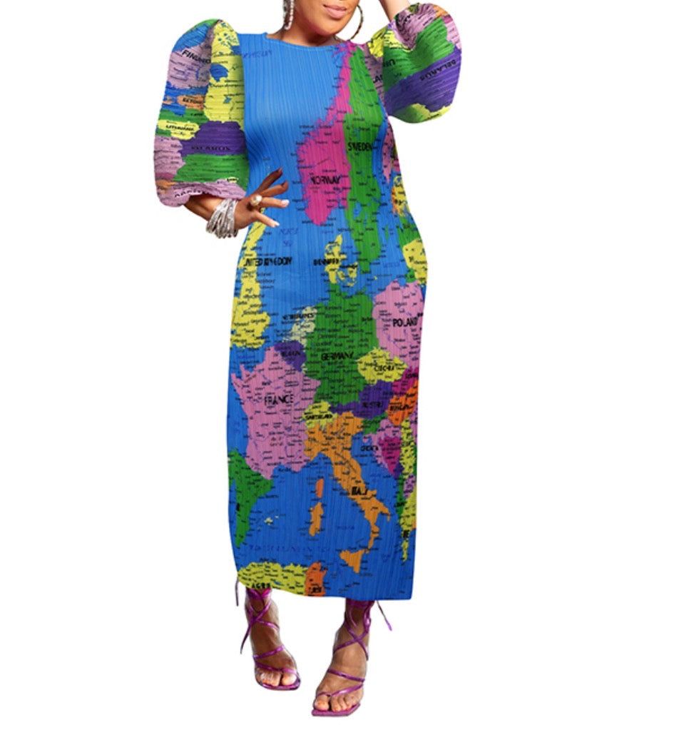 Map dress