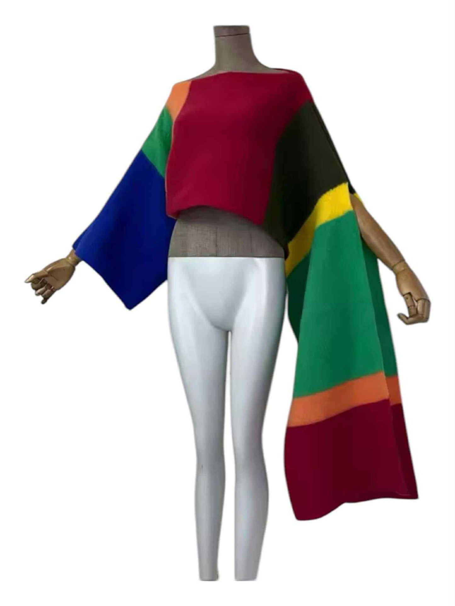 Striped Poncho