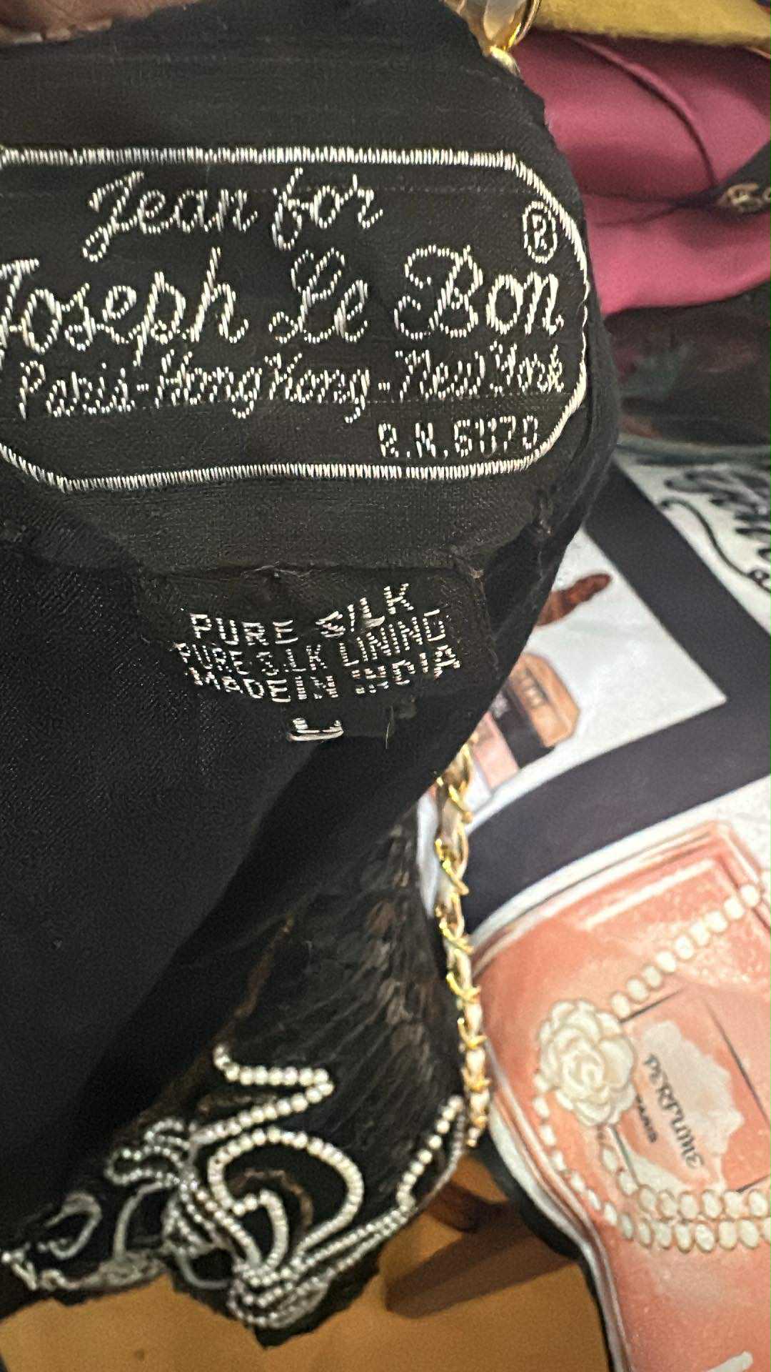 Black Beaded Sequin Top