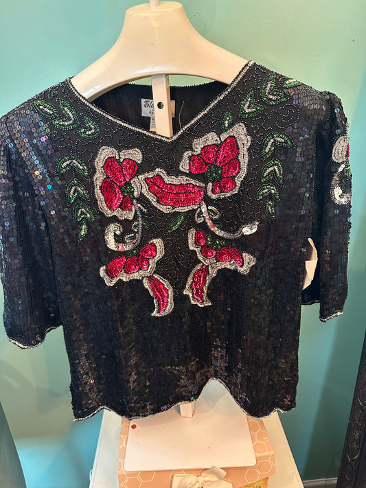 Black vintage top