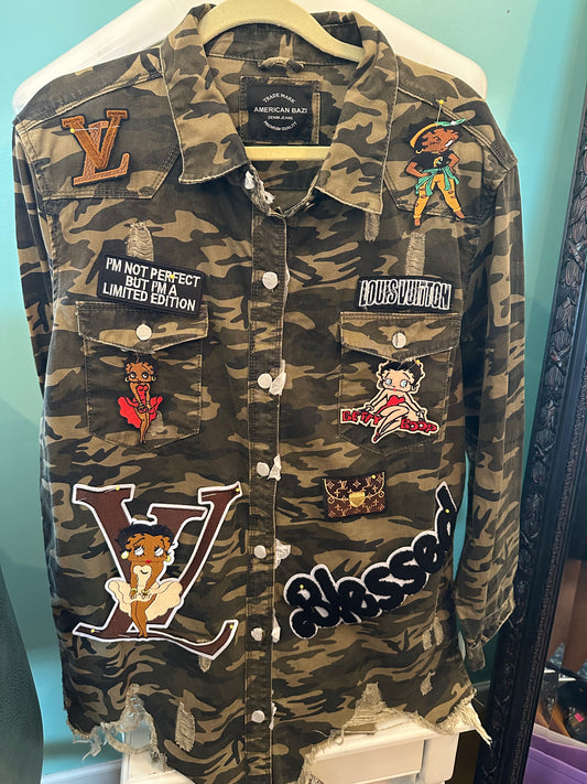 Custom camouflage jacket