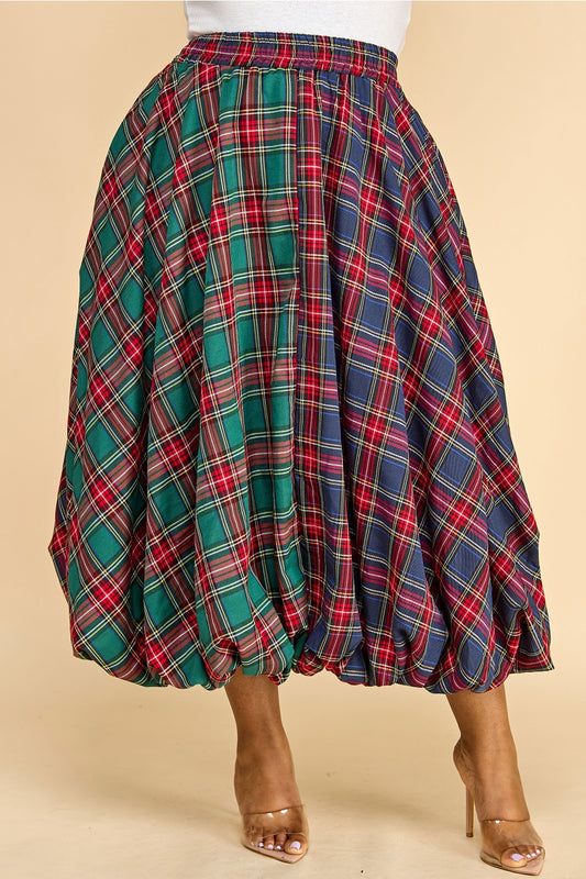 Plaid skirt
